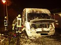 Vollbrand Wohnmobil Koeln Poll Baumschulenweg P046